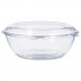 Dart DCCCTR48BD Tamper-Resistant, Tamper-Evident Bowls, 8.9" x 8.9" x 3.4", Clear, 100/CT
