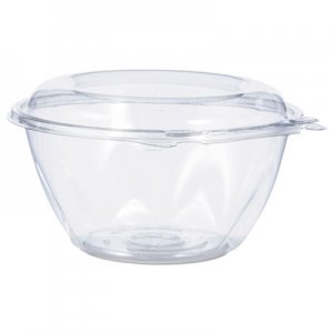 Dart DCCCTR32BD Tamper-Resistant, Tamper-Evident Bowls, 7" x 7" x 3 2/5", Clear, 150/CT