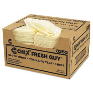 Chix CHI8255 Fresh Guy Towels, 13 1/2 x 13 1/2, Yellow, 150/Carton