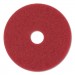 3M MMM59258 Buffer Floor Pads 5100, 20" Diameter, Red, 10/Carton