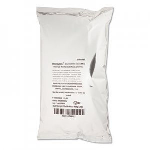Starbucks SBK11071232 Gourmet Hot Cocoa Mix, 2 lb, Bag, 6/Carton