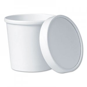 Dart SCCKHB12A Flexstyle Food Lid Container, 3.6" Dia., 12.1 oz, White, 250/Carton