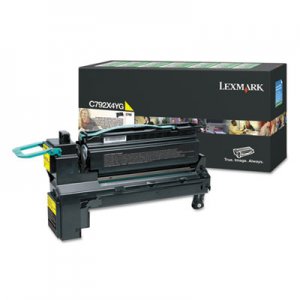 Lexmark LEXC792X4YG C792, Extra High-Yield, Toner, 17000 Page-Yield, Yellow