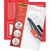 Fellowes 52015 Glossy Pouches - ID Tag not punched, 5 mil, 100 pack