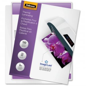 Fellowes 5200509 Glossy Pouches - Letter, 3mil, 150Pack