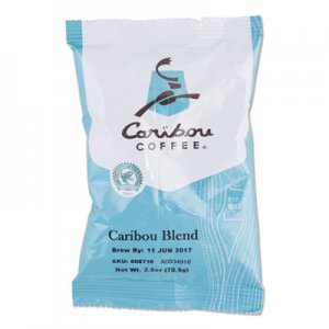 Caribou Coffee CCF008710 Caribou Blend Ground Coffee, 2.5 oz, 18/Carton