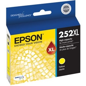 Epson T252XL420-S Yellow Ink Cartridge, High Capacity (T420)
