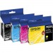 Epson T702XL-BCS Black High-capacity and Color Standard-capacity Ink Cartridges, C/M/Y/K 4-Pack