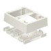 Panduit JBP2FSIW Pan-Way 2 Gang Fast-Snap Surface Mounting Box