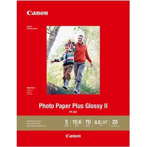 Canon 1432C003 Photo Paper Plus Glossy II - - LTR (20 Sheets)