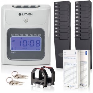 Lathem 400EKIT 400E Top Feed Electronic Time Clock Kit