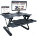 Victor DCX710 High Rise Height Adjustable Standing Desk with Keyboard Tray