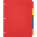 Business Source 01809 Plain Tab Color Polyethylene Index Dividers