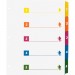 Business Source 21908 Color-coded Table of Contents/Tabs Index Dividers