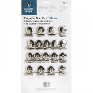 Business Source 58506 Magnetic Grip Clips Pack