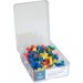 Business Source 81001 1/2" Head Push Pins
