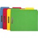 Business Source 17571 2-Ply Tab Color Letter Fastener Folder