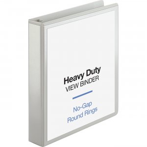 Business Source 19651 Round-ring View Binder