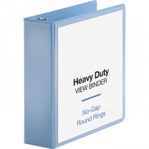 Business Source 19752 Round-ring View Binder