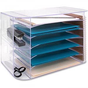 Business Source 86880 6-tray Jumbo Desk Sorter