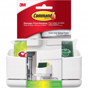 Command 17609HWES Under Sink Sponge Caddy