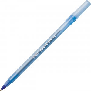 BIC GSM11BEBD Round Stic Ballpoint Pens