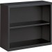 Lorell 59691 Fortress Series Charcoal Bookcase