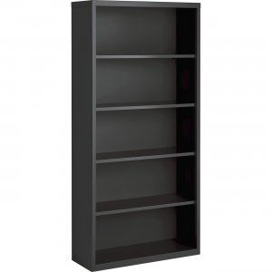 Lorell 59694 Fortress Series Charcoal Bookcase