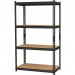 Lorell 59696 2,300 lb Capacity Riveted Steel Shelving