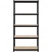 Lorell 59697 2,300 lb Capacity Riveted Steel Shelving