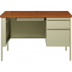 Lorell 66947 Fortress Series Oak Laminate Top Desk