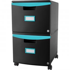 Storex 61315U01C 2-drawer Mobile File Cabinet