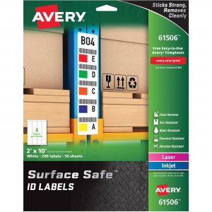 Avery 61506 Surface Safe ID Labels