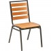 Lorell 42685 Teak Outdoor Chair