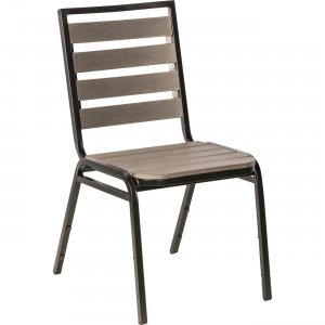 Lorell 42687 Charcoal Outdoor Chair