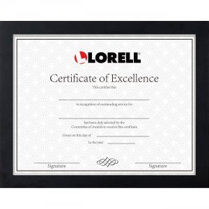 Lorell 49218 Certificate Frame