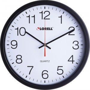 Lorell 61008 12-1/2" Slimline Wall Clock