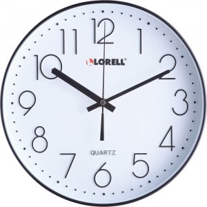 Lorell 61011 12" Quiet Wall Clock