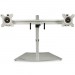 StarTech.com ARMDUOSS Dual-Monitor Stand - Horizontal - Silver