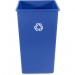 Rubbermaid Commercial 395973BE 50-Gallon Square Recycling Container