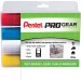 Pentel SMW56PGPC4M1 PROGear Wet-Erase Liquid Chalk Marker
