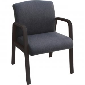 Lorell 68559 Gray Flannel Fabric Guest Chair