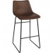 Lorell 42958 Mid-century Modern Sled Guest Stool