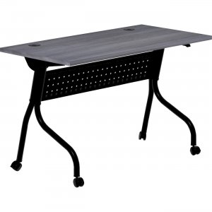 Lorell 59489 Charcoal Flip Top Training Table
