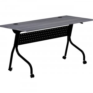 Lorell 59487 Charcoal Flip Top Training Table