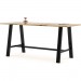 KFI 3684MTLFTN41 Midtown Solid Wood Top 41"H Table