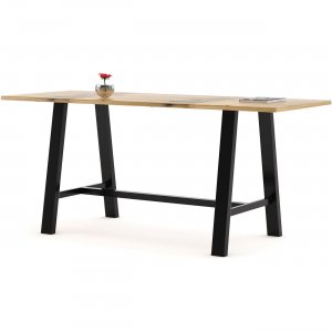 KFI 3696MTLFTN41 Midtown Solid Wood Top Cafe Table
