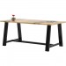 KFI T3672BMT30LN 36x72" Solid Wood Top Midtown Table