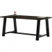 KFI T3672BMTLFTE 36x72" Solid Wood Top Midtown Table