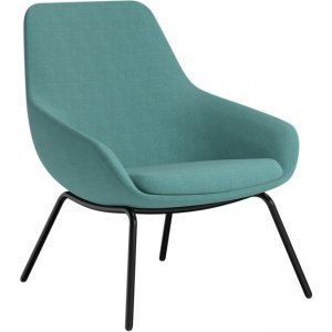 9 to 5 Seating 9101LGBFBU 4-leg Lilly Lounge Chair